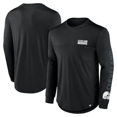 Blackout Long Sleeve T-Shirt - Cleveland Browns T-shirts