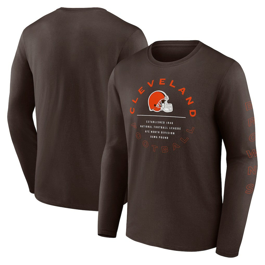 Stat Sheet Long Sleeve T-Shirt - Cleveland Browns T-shirts