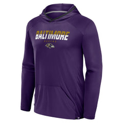 Transitional Defender Hoodie Long Sleeve T-Shirt - Baltimore Ravens Hoodies