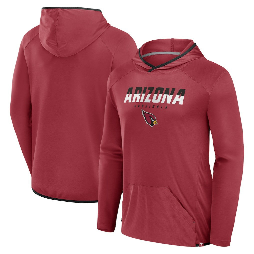 Transitional Defender Hoodie Long Sleeve T-Shirt - Arizona Cardinals Hoodies