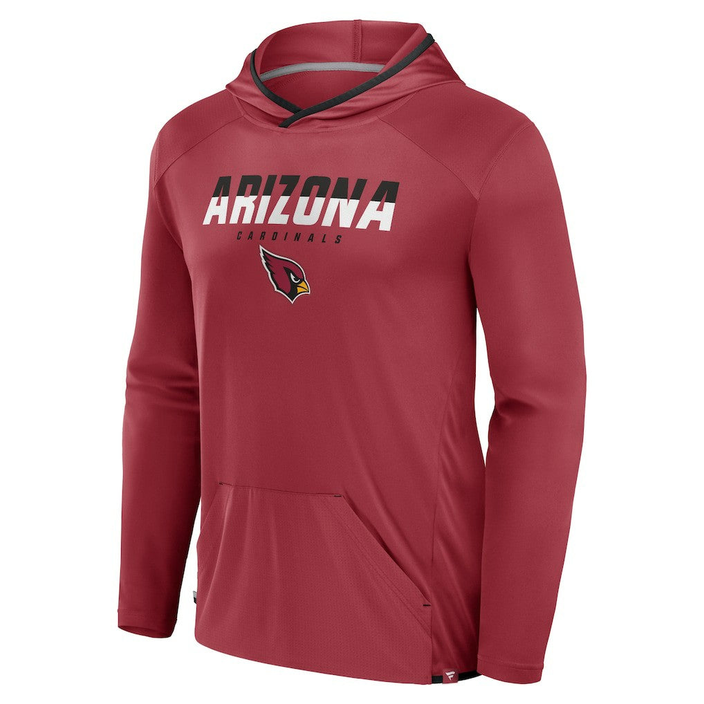 Transitional Defender Hoodie Long Sleeve T-Shirt - Arizona Cardinals Hoodies