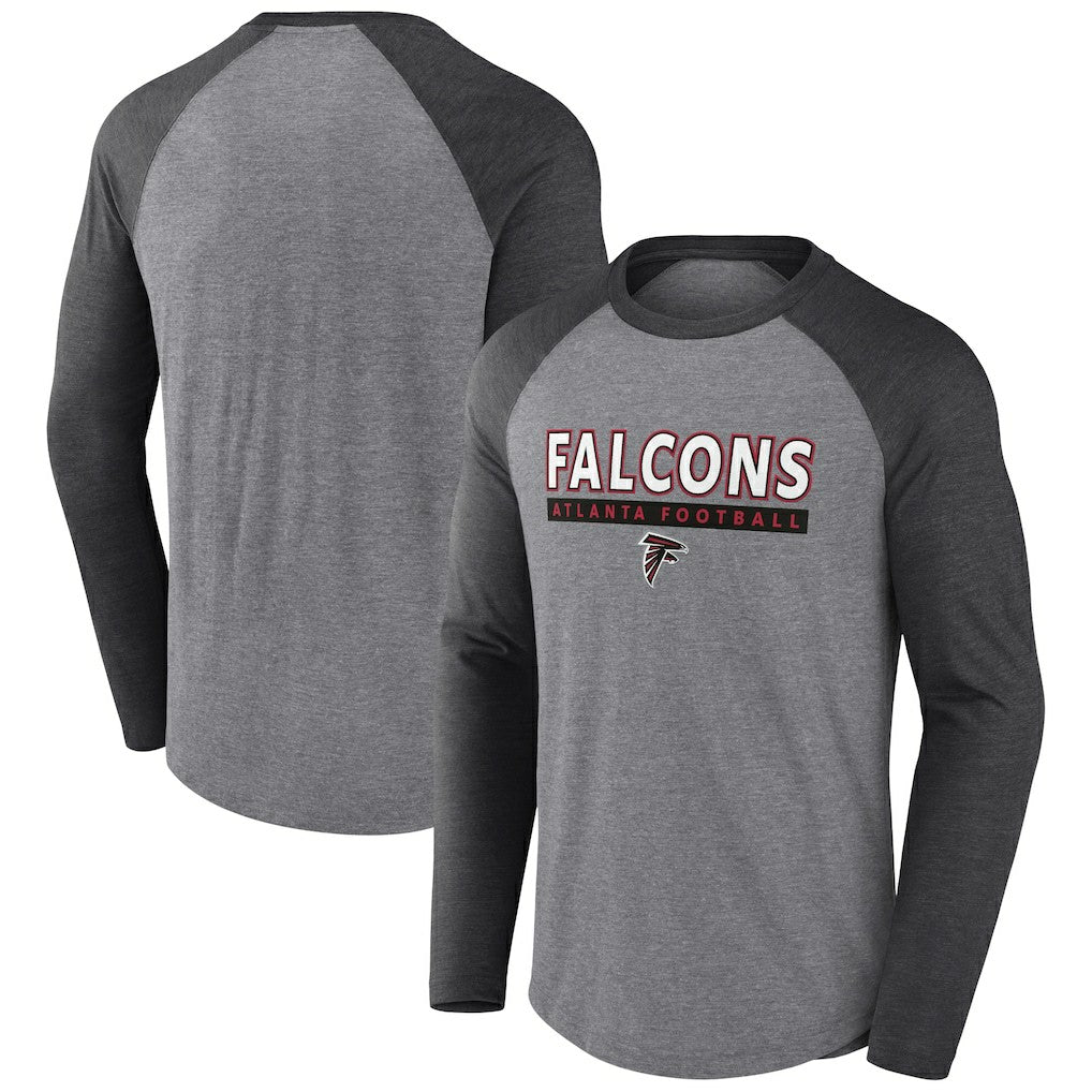 Tri-Blend Raglan Long Sleeve T-Shirt - Atlanta Falcons T-shirts