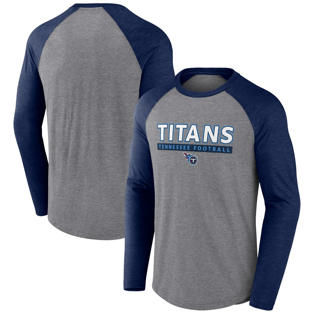 Tri-Blend Raglan Long Sleeve T-Shirt - Tennessee Titans T-shirts