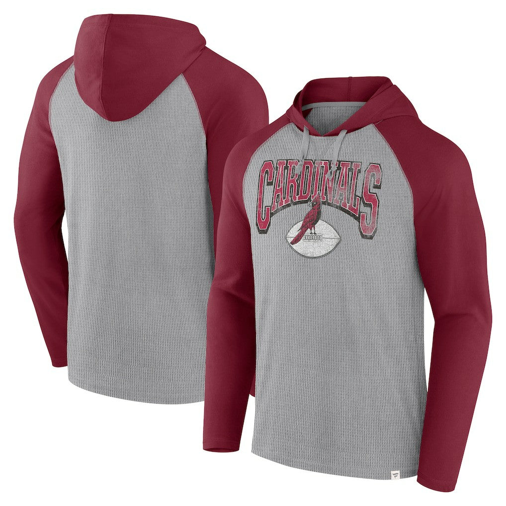 Under Center Long Sleeve Hoodie T-Shirt - Arizona Cardinals Hoodies
