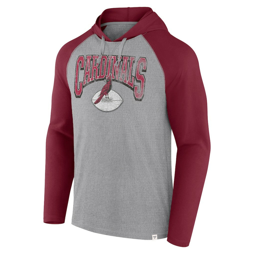 Under Center Long Sleeve Hoodie T-Shirt - Arizona Cardinals Hoodies