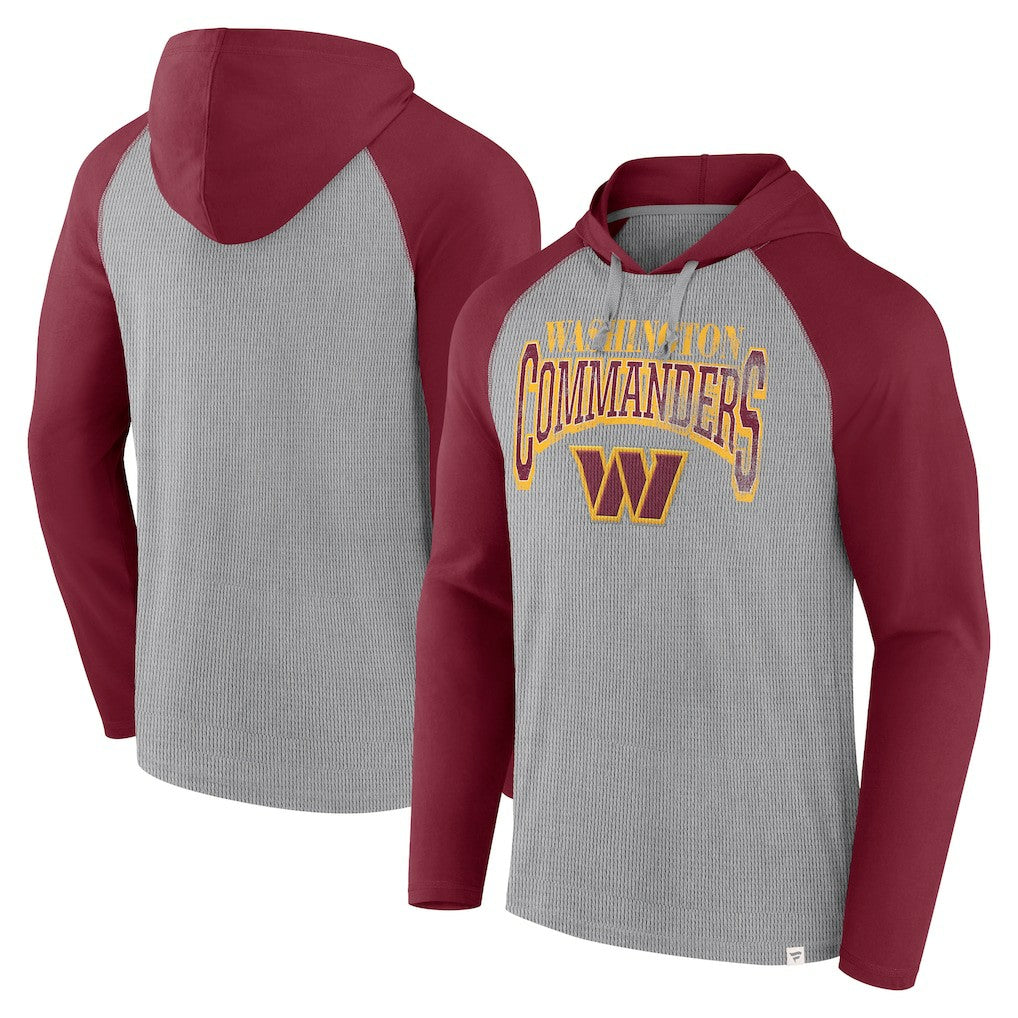 Under Center Long Sleeve Hoodie T-Shirt - Washington Commanders Hoodies
