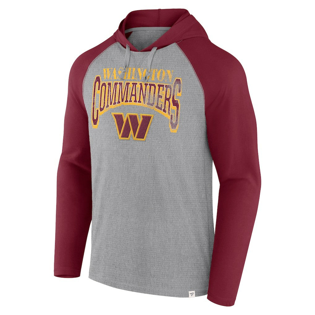 Under Center Long Sleeve Hoodie T-Shirt - Washington Commanders Hoodies