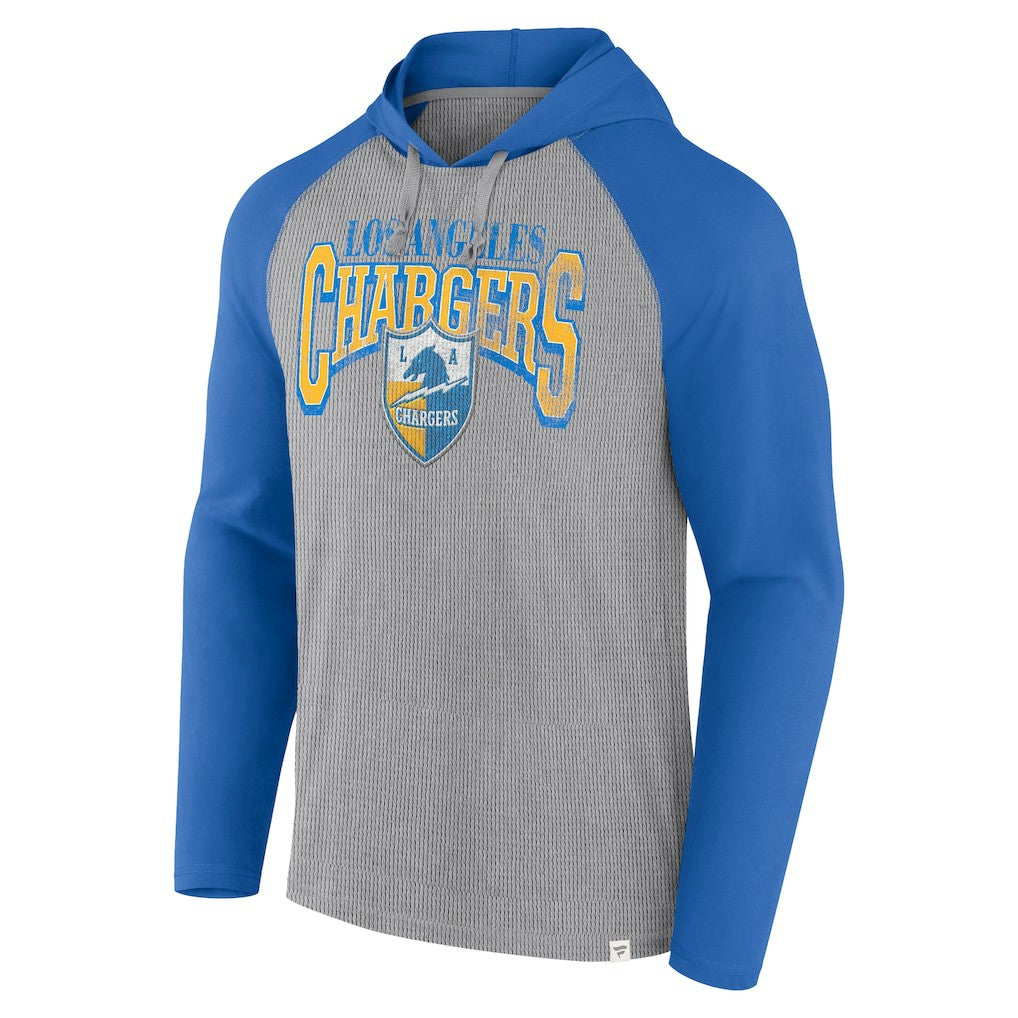Under Center Long Sleeve Hoodie T-Shirt - Los Angeles Chargers Hoodies
