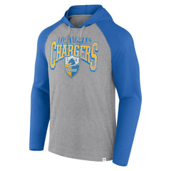 Under Center Long Sleeve Hoodie T-Shirt - Los Angeles Chargers Hoodies
