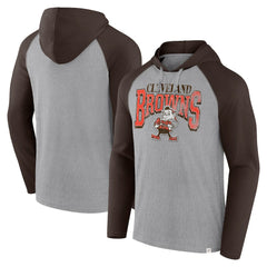 Under Center Long Sleeve Hoodie T-Shirt - Cleveland Browns Hoodies