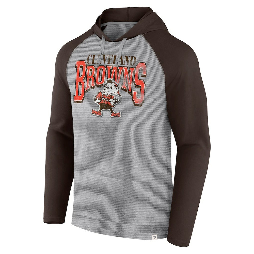 Under Center Long Sleeve Hoodie T-Shirt - Cleveland Browns Hoodies