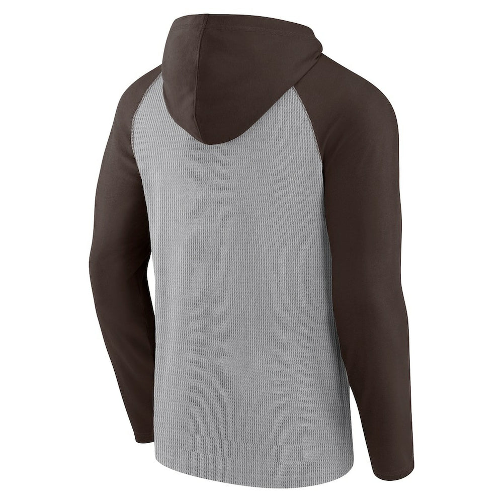 Under Center Long Sleeve Hoodie T-Shirt - Cleveland Browns Hoodies
