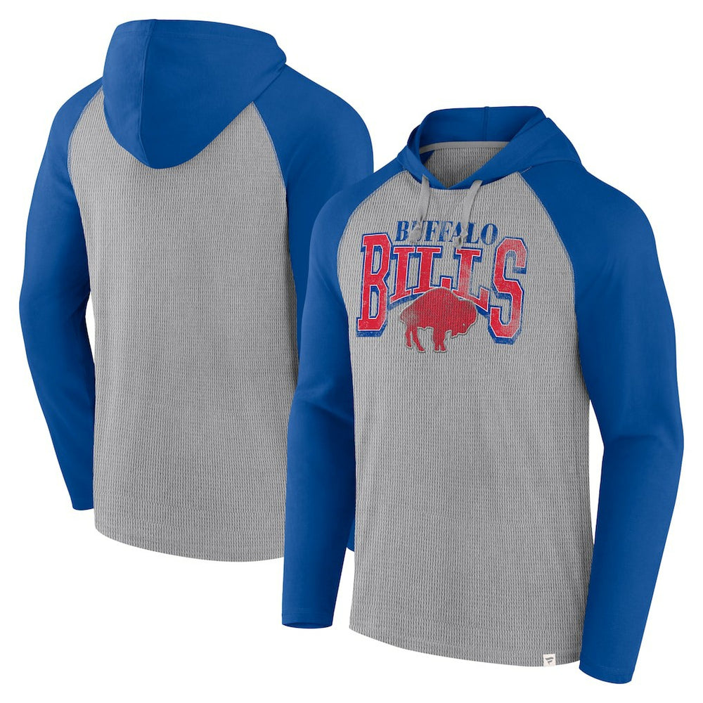Under Center Long Sleeve Hoodie T-Shirt - Buffalo Bills Hoodies