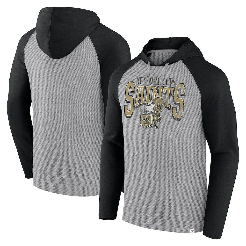 Under Center Long Sleeve Hoodie T-Shirt - New Orleans Saints Hoodies