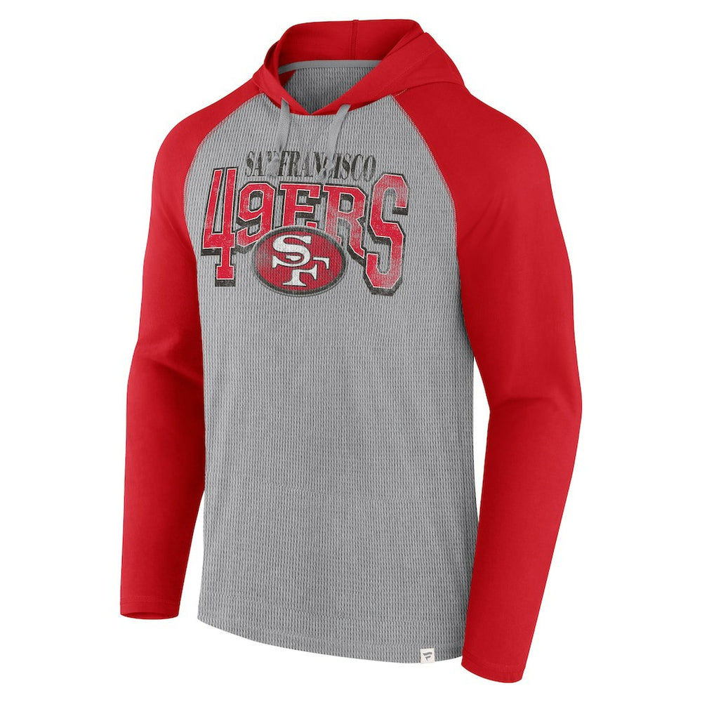 Under Center Long Sleeve Hoodie T-Shirt - San Francisco 49ers Hoodies