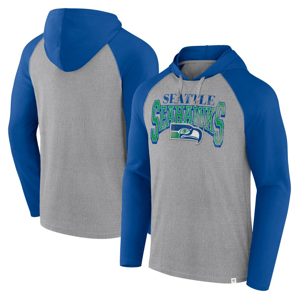 Under Center Long Sleeve Hoodie T-Shirt - Seattle Seahawks Hoodies