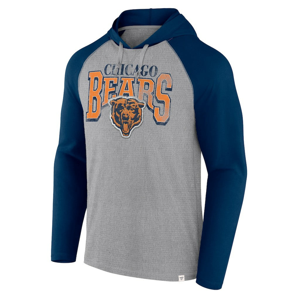 Under Center Long Sleeve Hoodie T-Shirt - Chicago Bears Hoodies