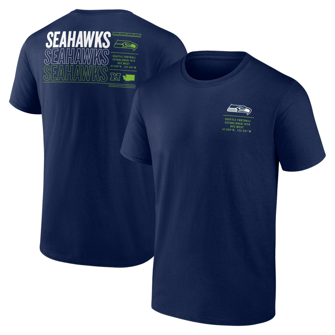 Repeat Stats T-Shirt - Seattle Seahawks T-shirts