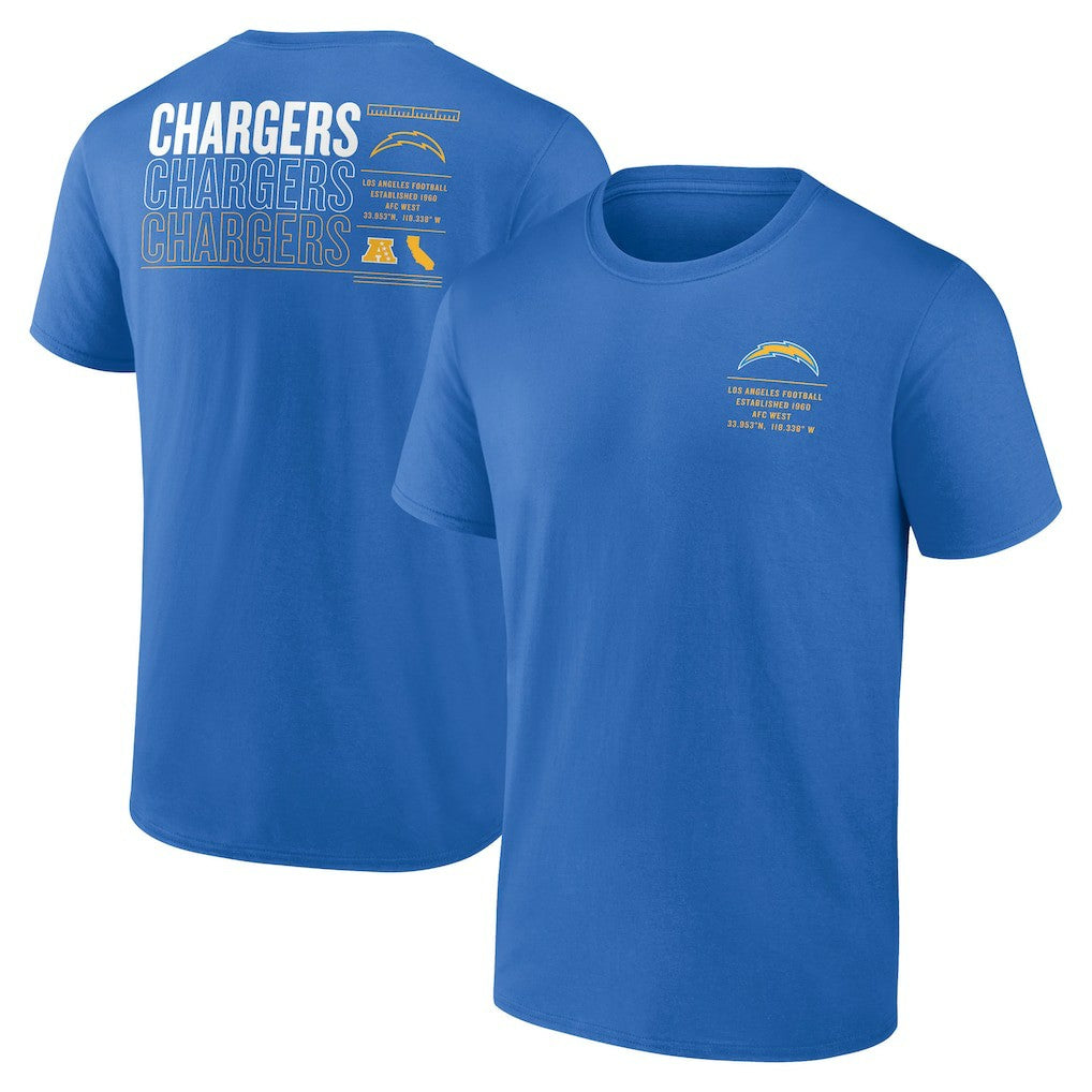 Repeat Stats T-Shirt - Los Angeles Chargers T-shirts