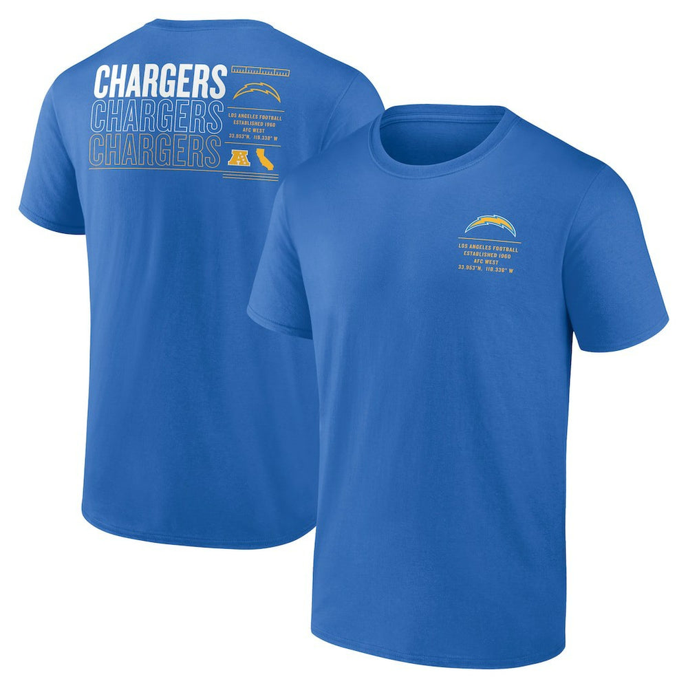 Repeat Stats T-Shirt - Los Angeles Chargers T-shirts