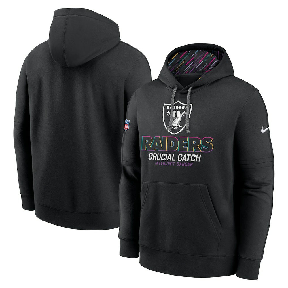 2024 NFL Crucial Catch Club Pullover Hoodie - Las Vegas Raiders Hoodies