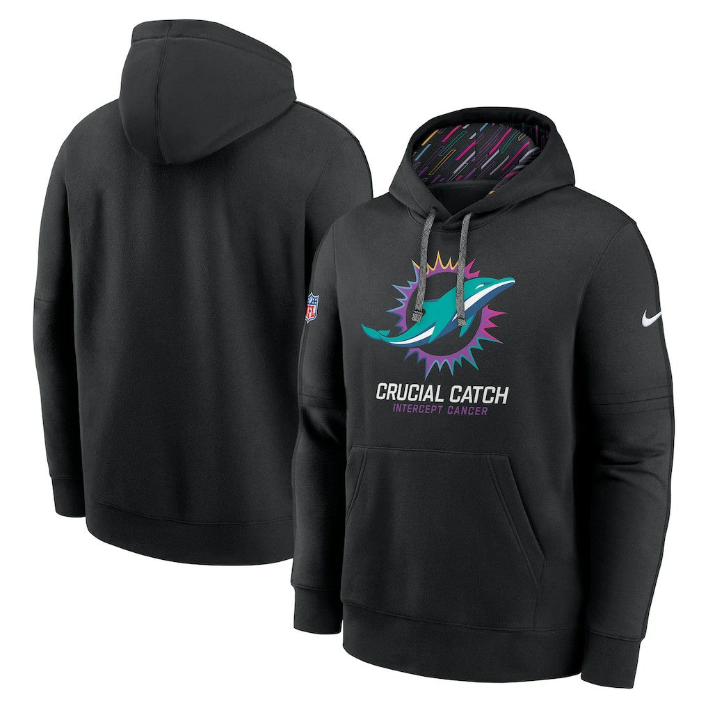 2024 NFL Crucial Catch Club Pullover Hoodie - Miami Dolphins Hoodies