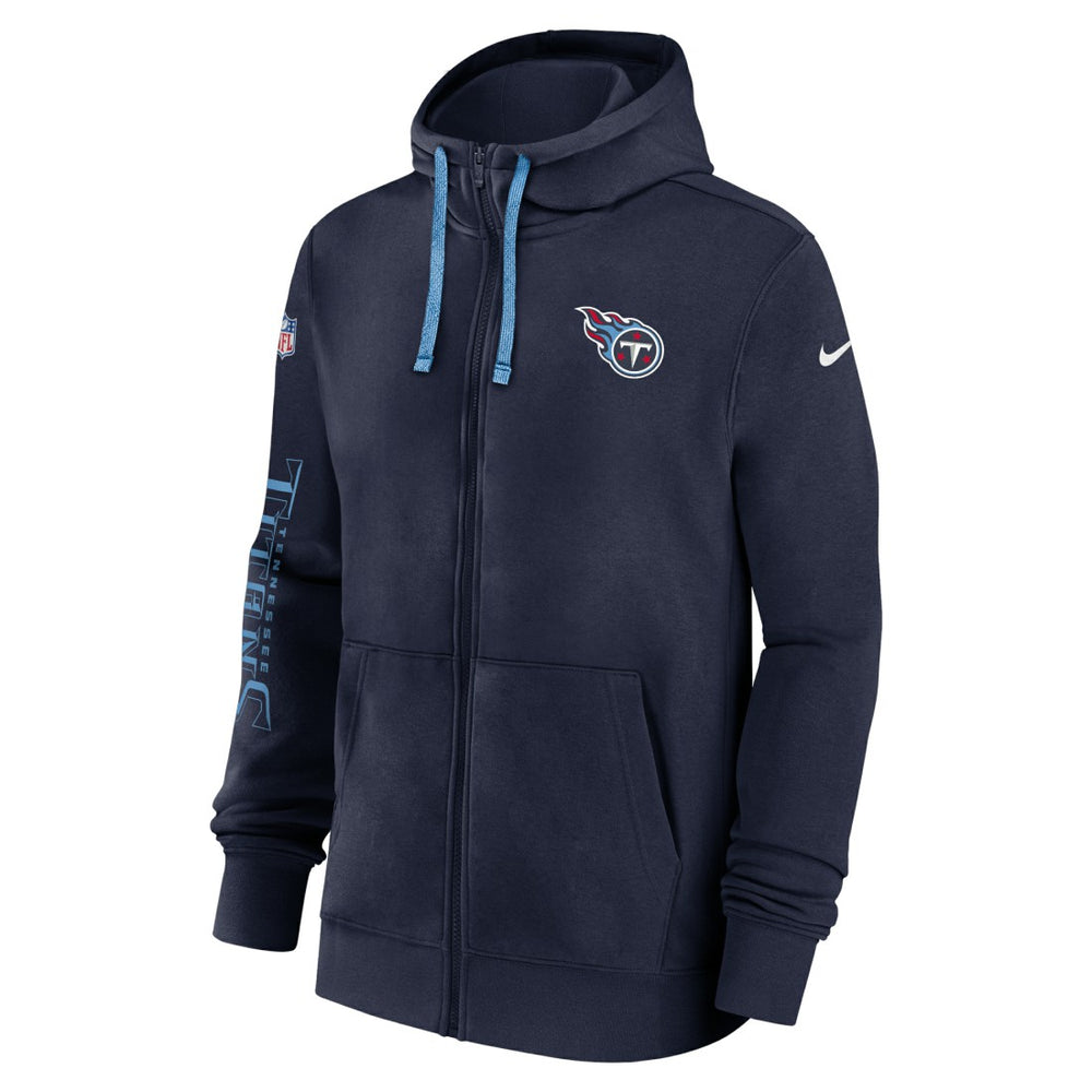 2024 Sideline Club Full-Zip Hoodie - Tennessee Titans Hoodies