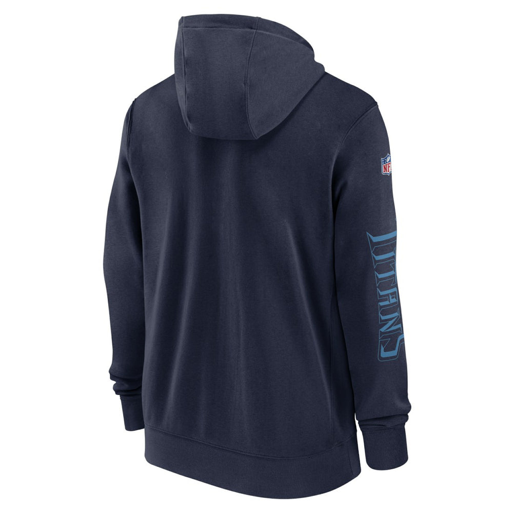 2024 Sideline Club Full-Zip Hoodie - Tennessee Titans Hoodies