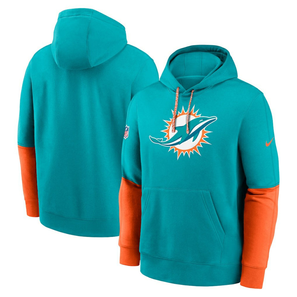 2024 Sideline Club Pullover Hoodie - Miami Dolphins Hoodies
