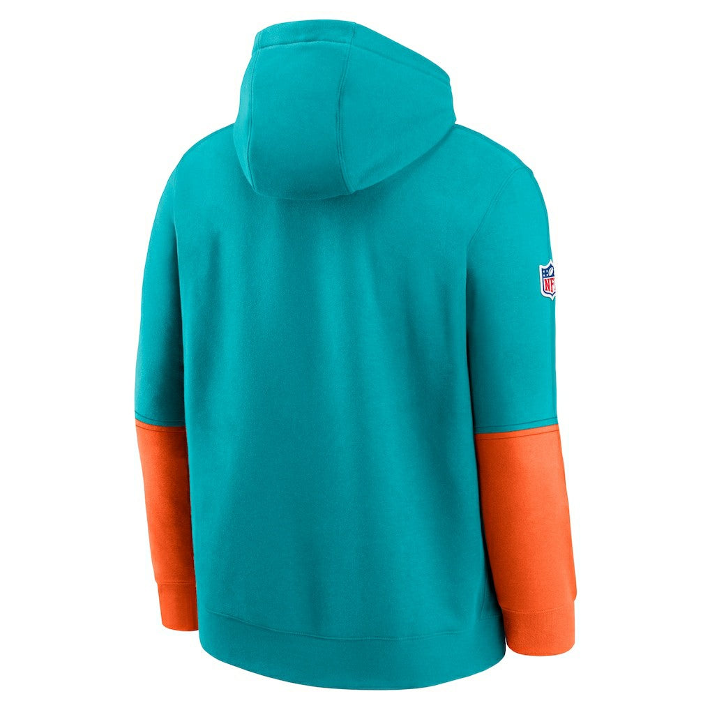 2024 Sideline Club Pullover Hoodie - Miami Dolphins Hoodies