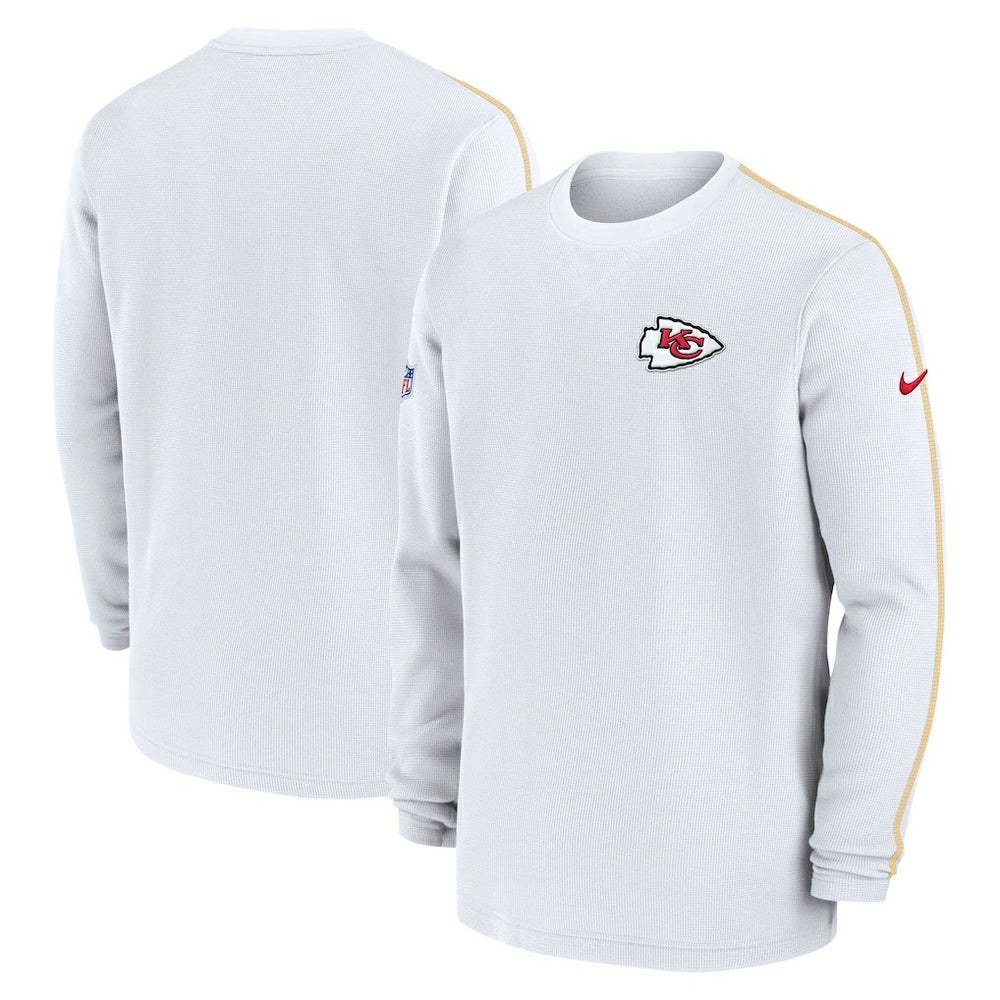 2024 Sideline Coaches Long Sleeve Top - Kansas City Chiefs Tops