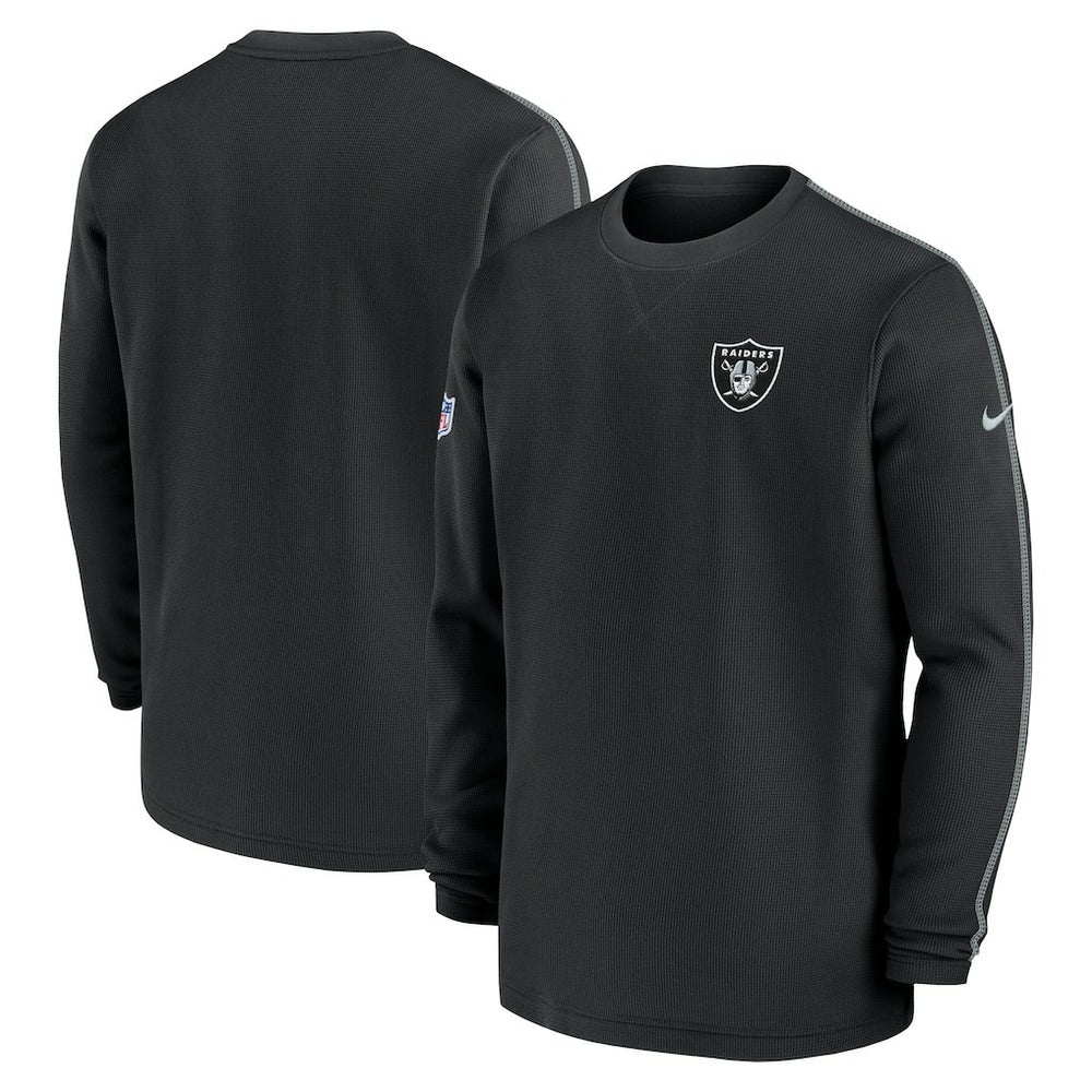 2024 Sideline Coaches Long Sleeve Top - Las Vegas Raiders Tops