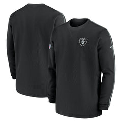 2024 Sideline Coaches Long Sleeve Top - Las Vegas Raiders Tops