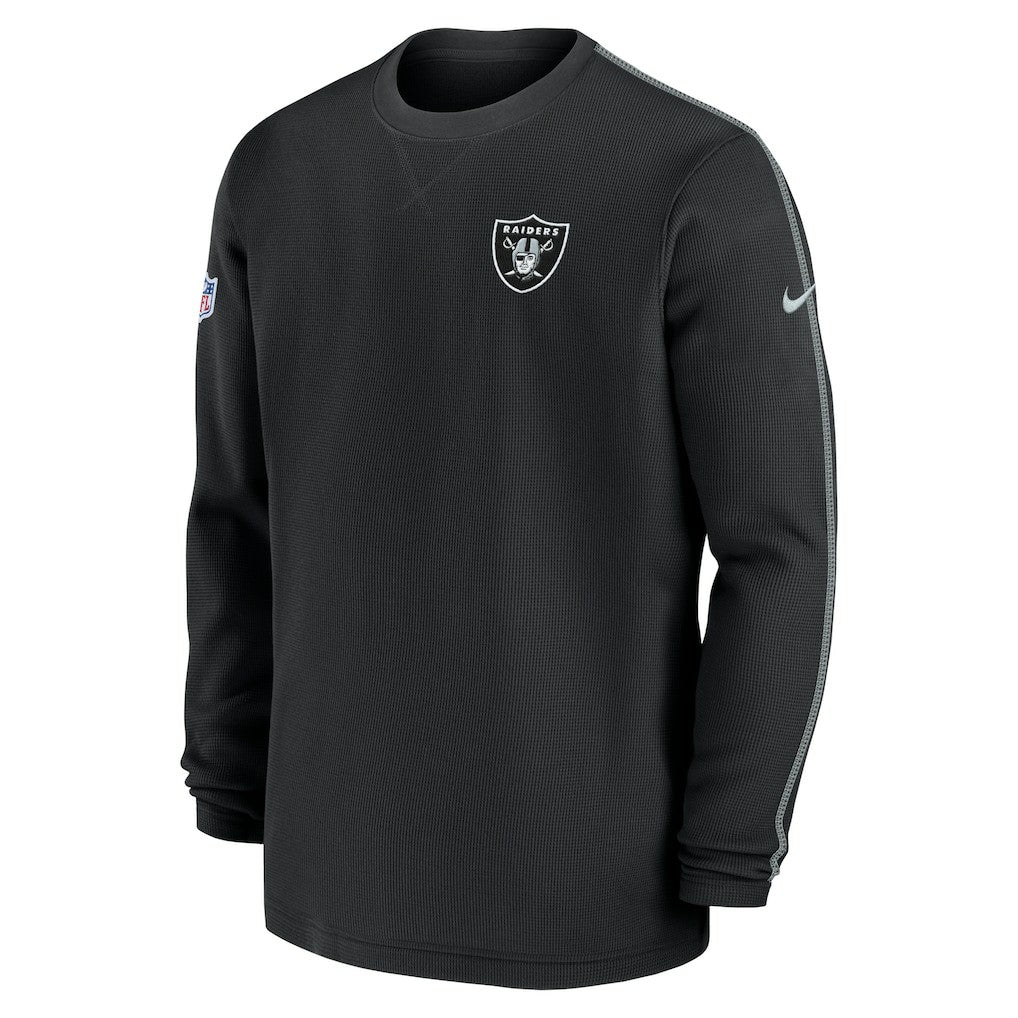 2024 Sideline Coaches Long Sleeve Top - Las Vegas Raiders Tops