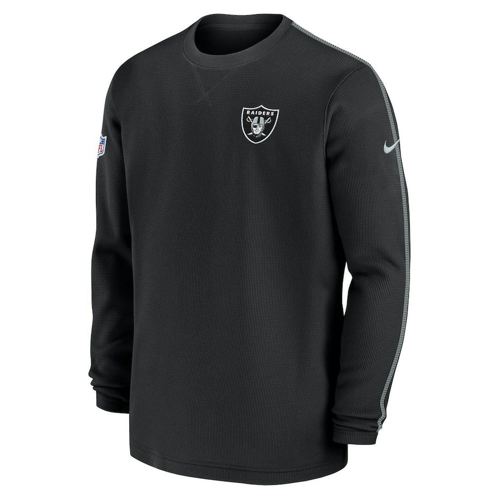 2024 Sideline Coaches Long Sleeve Top - Las Vegas Raiders Tops
