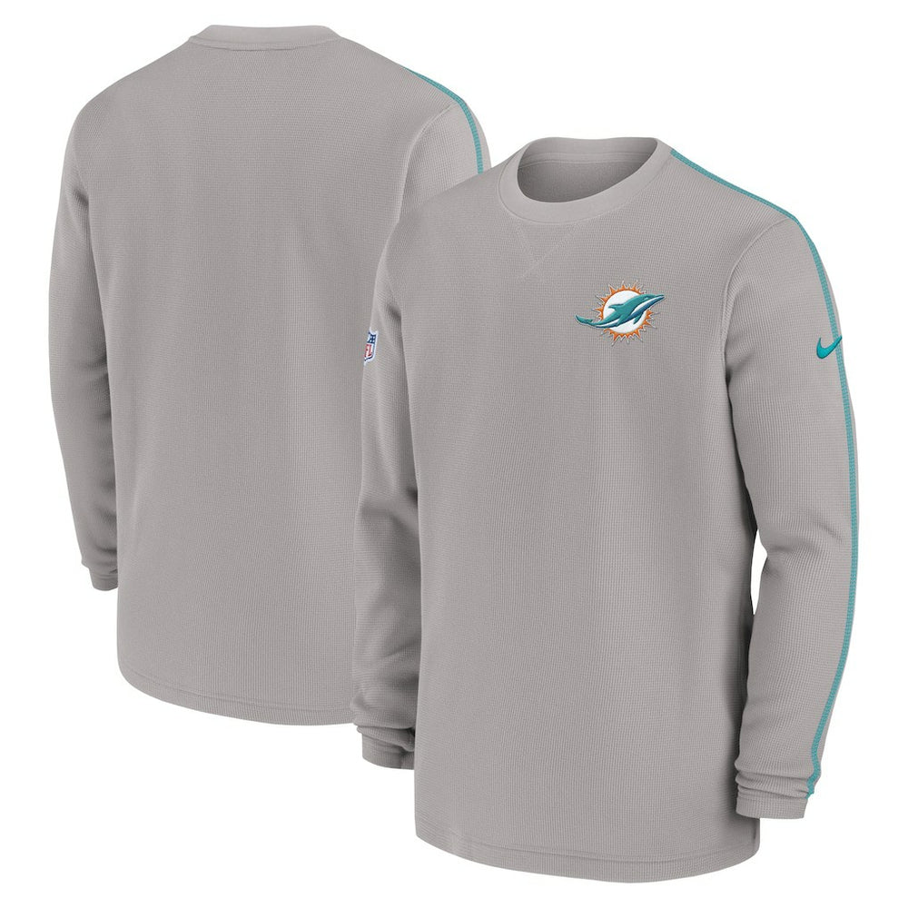 2024 Sideline Coaches Long Sleeve Top - Miami Dolphins Tops