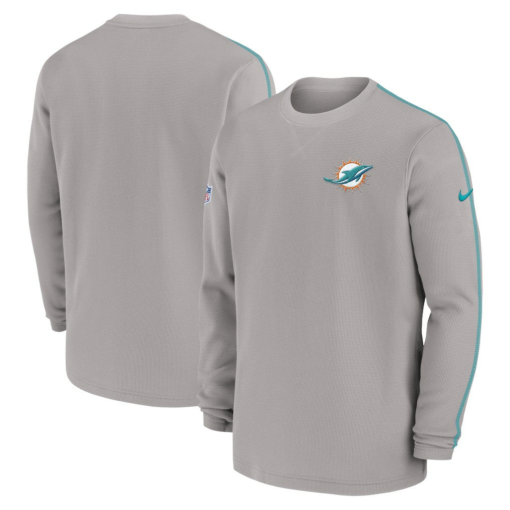 2024 Sideline Coaches Long Sleeve Top - Miami Dolphins Tops