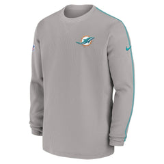 2024 Sideline Coaches Long Sleeve Top - Miami Dolphins Tops