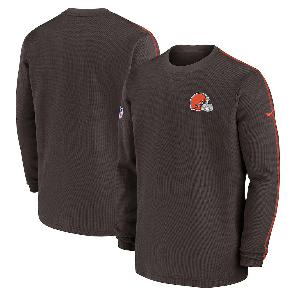 2024 Sideline Coaches Long Sleeve Top - Cleveland Browns Tops