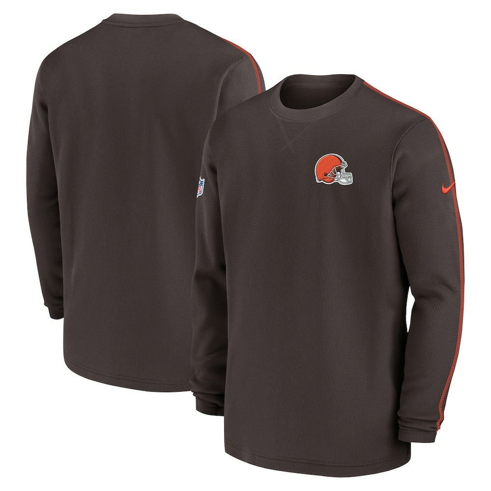 2024 Sideline Coaches Long Sleeve Top - Cleveland Browns Tops