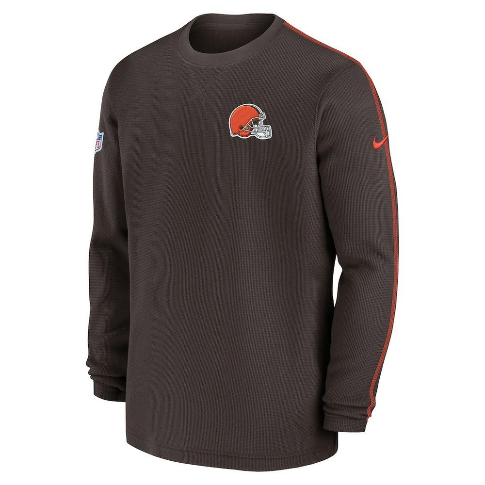 2024 Sideline Coaches Long Sleeve Top - Cleveland Browns Tops