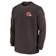 2024 Sideline Coaches Long Sleeve Top - Cleveland Browns Tops