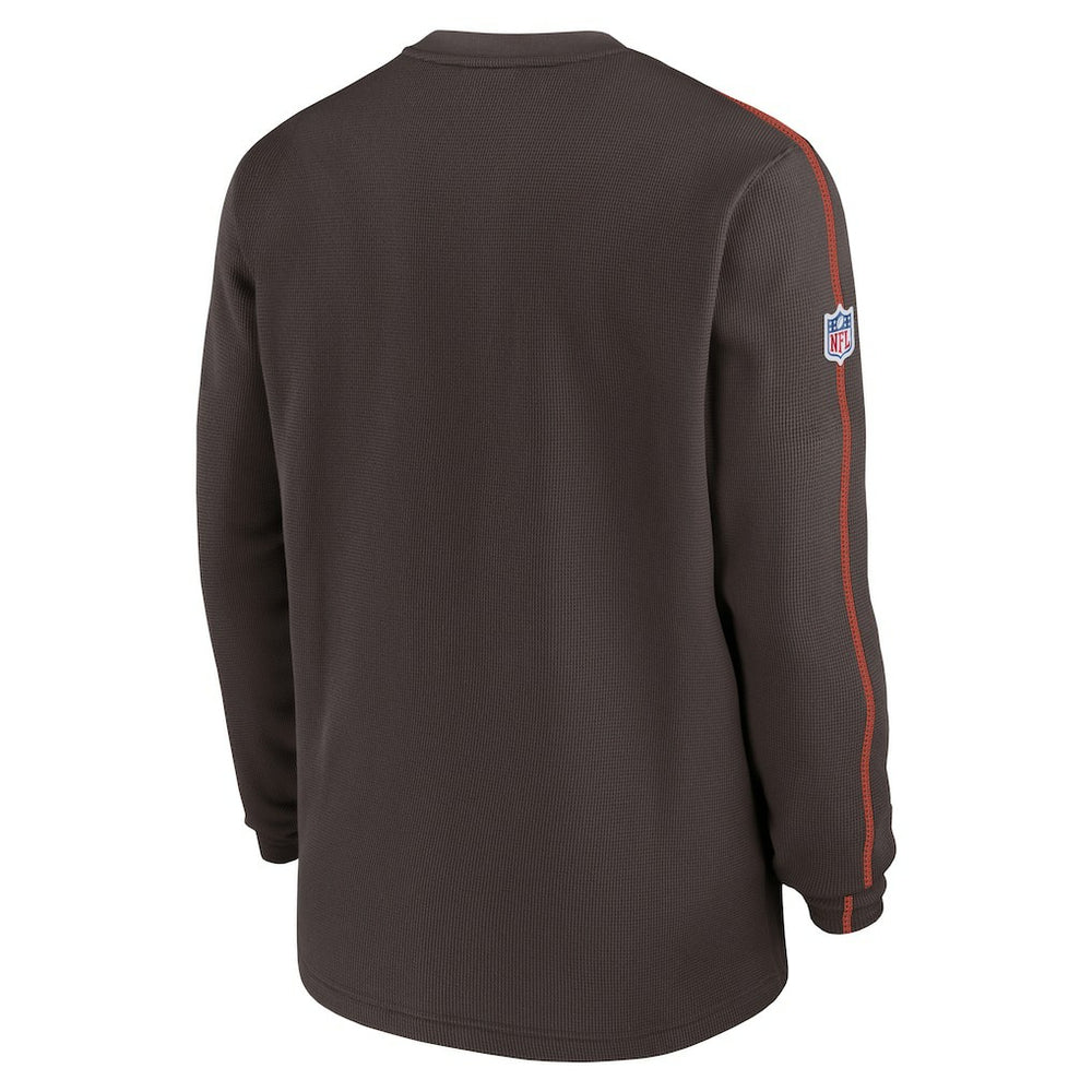2024 Sideline Coaches Long Sleeve Top - Cleveland Browns Tops