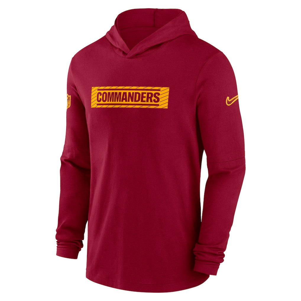 2024/25 Sideline Performance Long Sleeve Hoodie T-Shirt - Washington Commanders Hoodies
