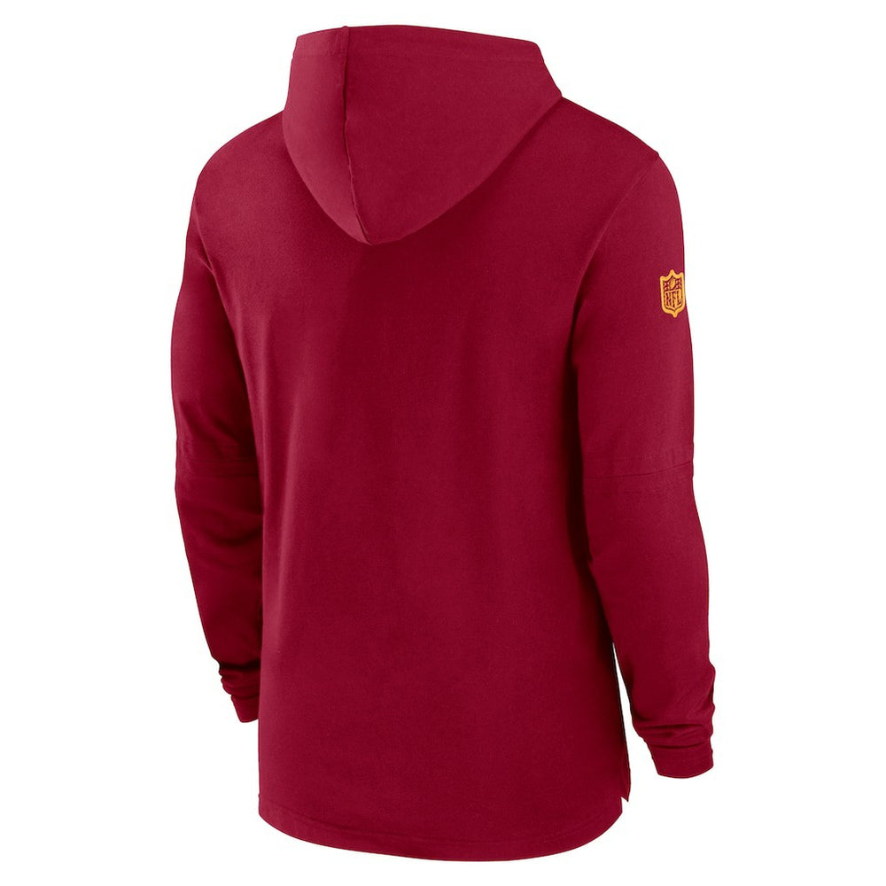 2024/25 Sideline Performance Long Sleeve Hoodie T-Shirt - Washington Commanders Hoodies