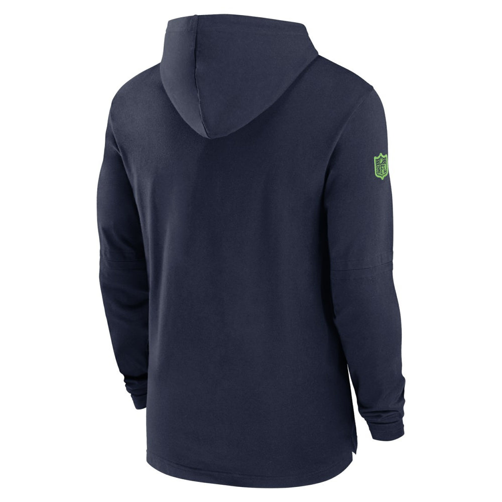 2024/25 Sideline Performance Long Sleeve Hoodie T-Shirt - Seattle Seahawks Hoodies