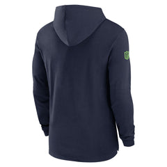 2024/25 Sideline Performance Long Sleeve Hoodie T-Shirt - Seattle Seahawks Hoodies