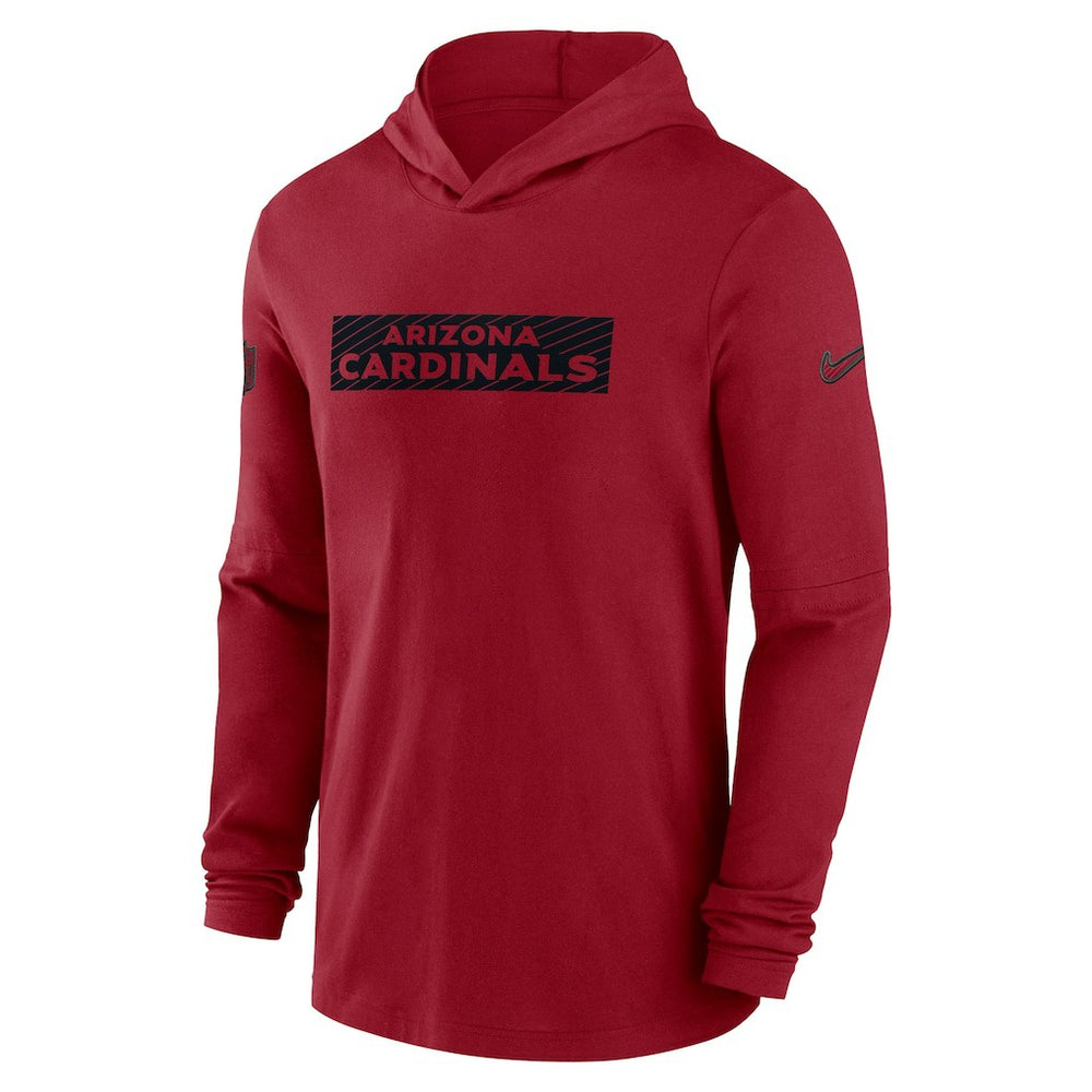 2024/25 Sideline Performance Long Sleeve Hoodie T-Shirt - Arizona Cardinals Hoodies