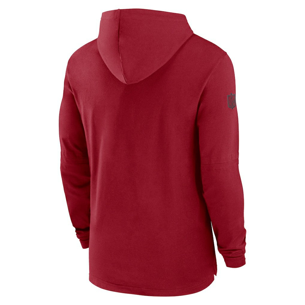 2024/25 Sideline Performance Long Sleeve Hoodie T-Shirt - Arizona Cardinals Hoodies