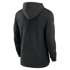 2024/25 Sideline Performance Long Sleeve Hoodie T-Shirt - Baltimore Ravens Hoodies